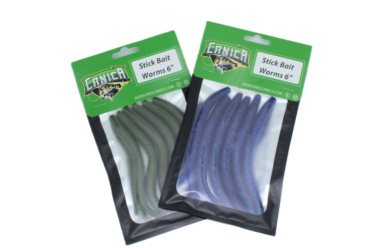 Stick Bait Worms Canica 6"
