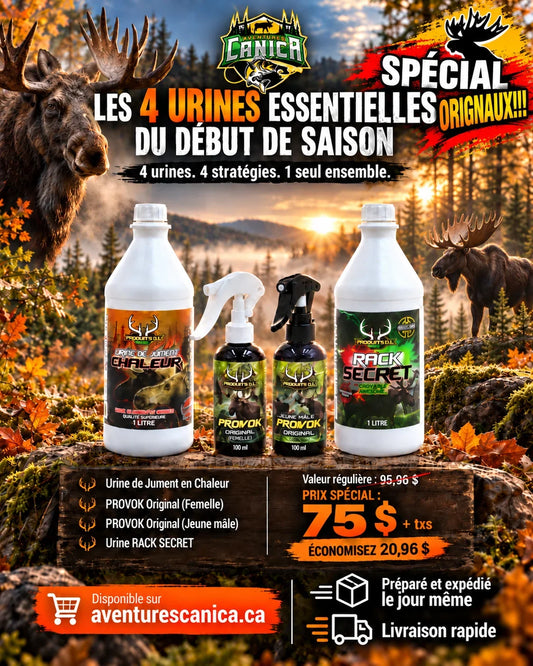 Ensemble 4 URINES ESSENTIELLES (ORIGNAL)