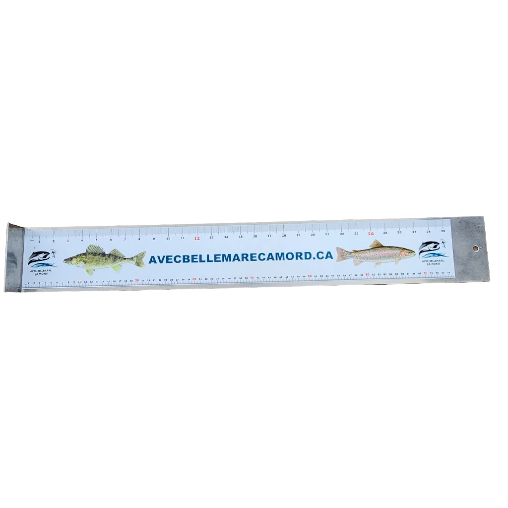 RÈGLE DE MESURE À POISSON (ALUMINIUM)